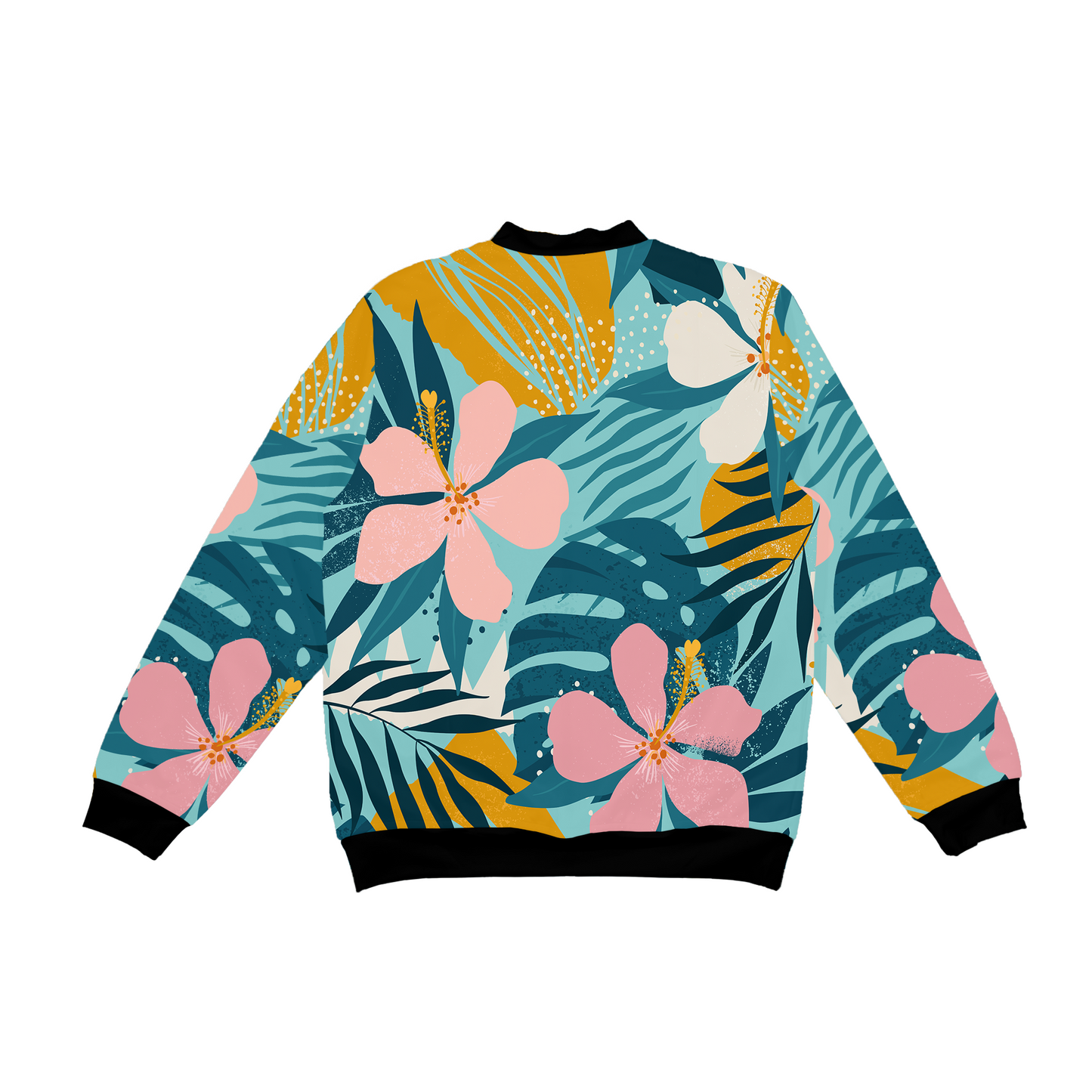 Tropical Flowers Bomber Jacket