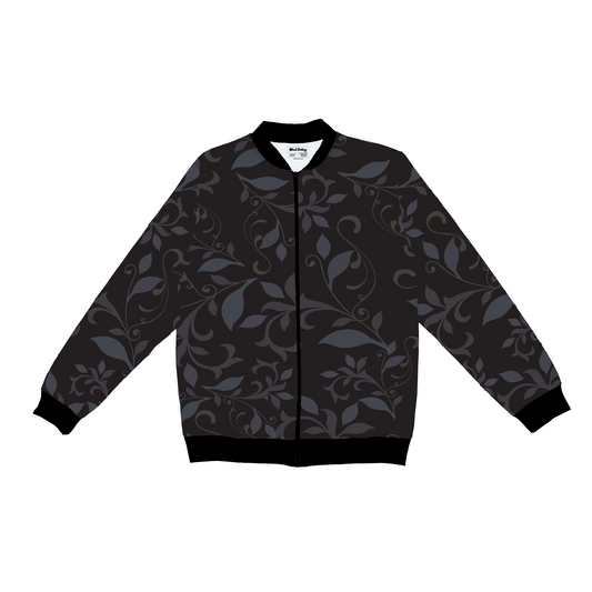 Dusky Leaves Bomber Jacket