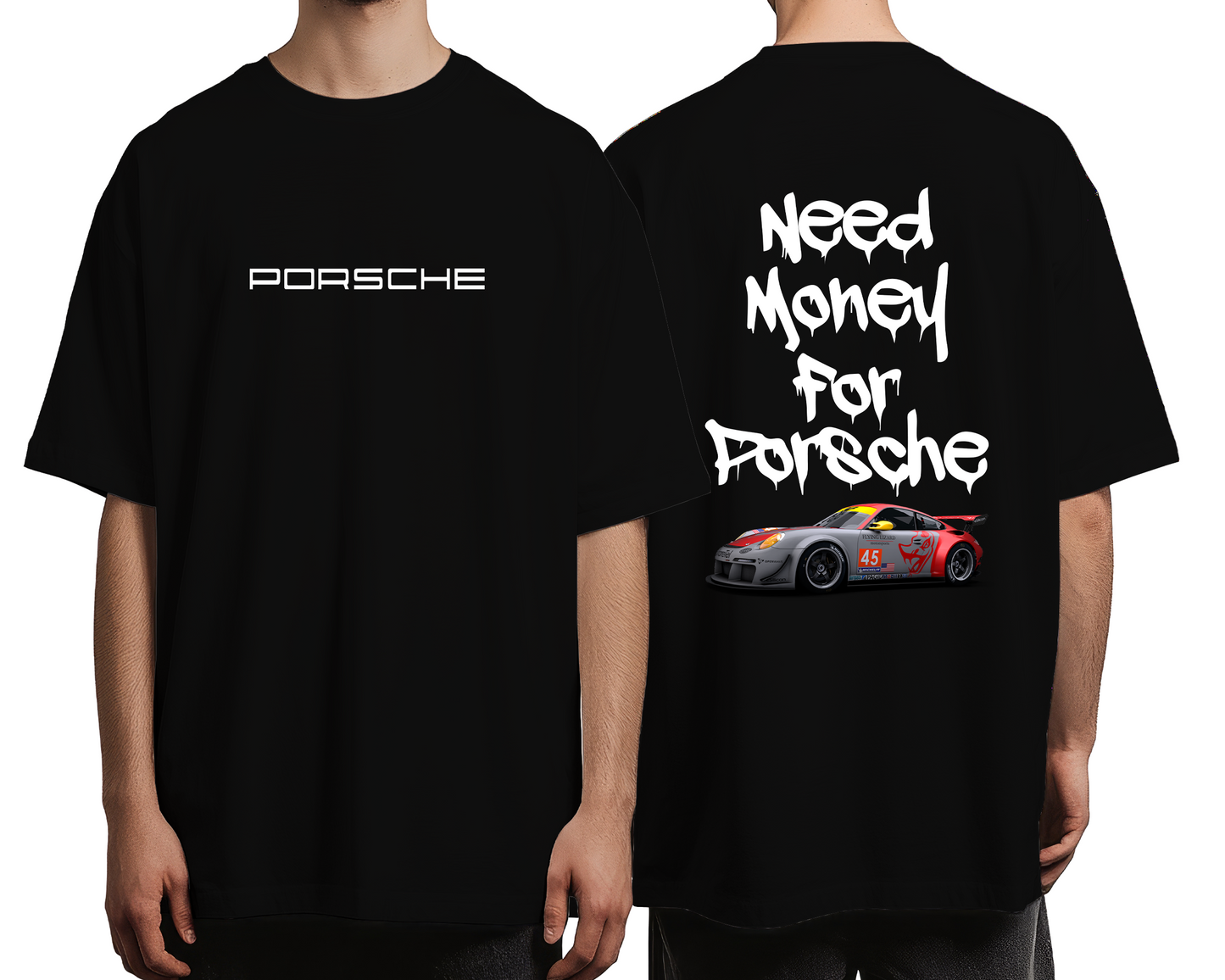 Need Money For Porsche oversized T-shirt